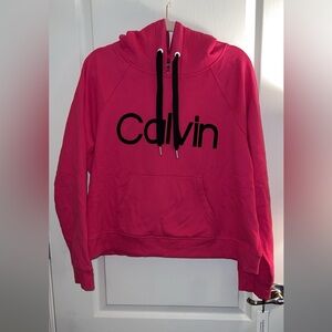 NWT Calvin Klein Vibrant Pink Hoodie